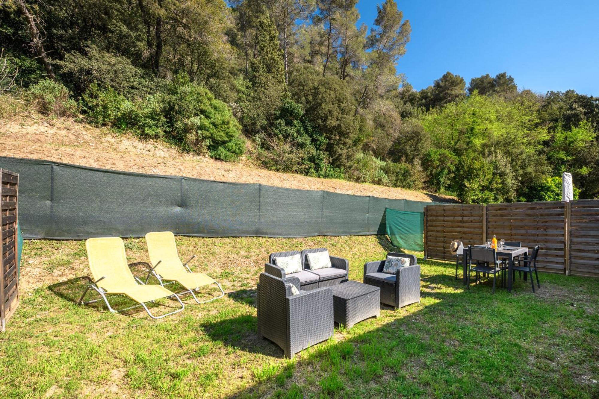 Cosy & Chill Appartements - 10 Min De La Mer - Jardin, Netflix, Terrasse, Fibre & Parking Cagnes-sur-Mer Dış mekan fotoğraf