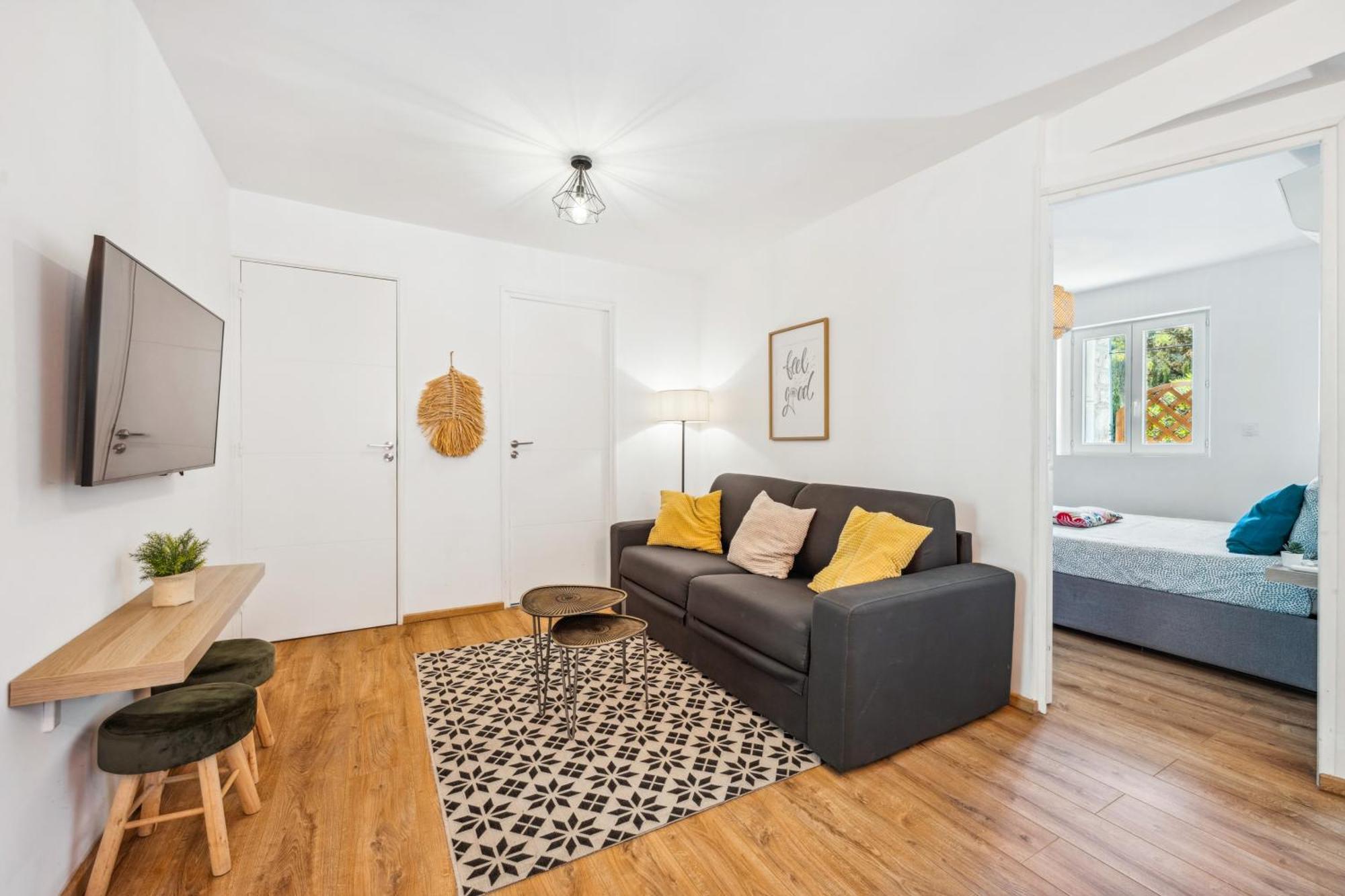 Cosy & Chill Appartements - 10 Min De La Mer - Jardin, Netflix, Terrasse, Fibre & Parking Cagnes-sur-Mer Dış mekan fotoğraf